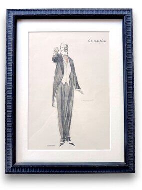 Armand Massinet Evocation Champagne Art Print Framed 13.5 x 17.5 Inch